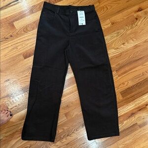 Zara Dark Pinstripe Trousers